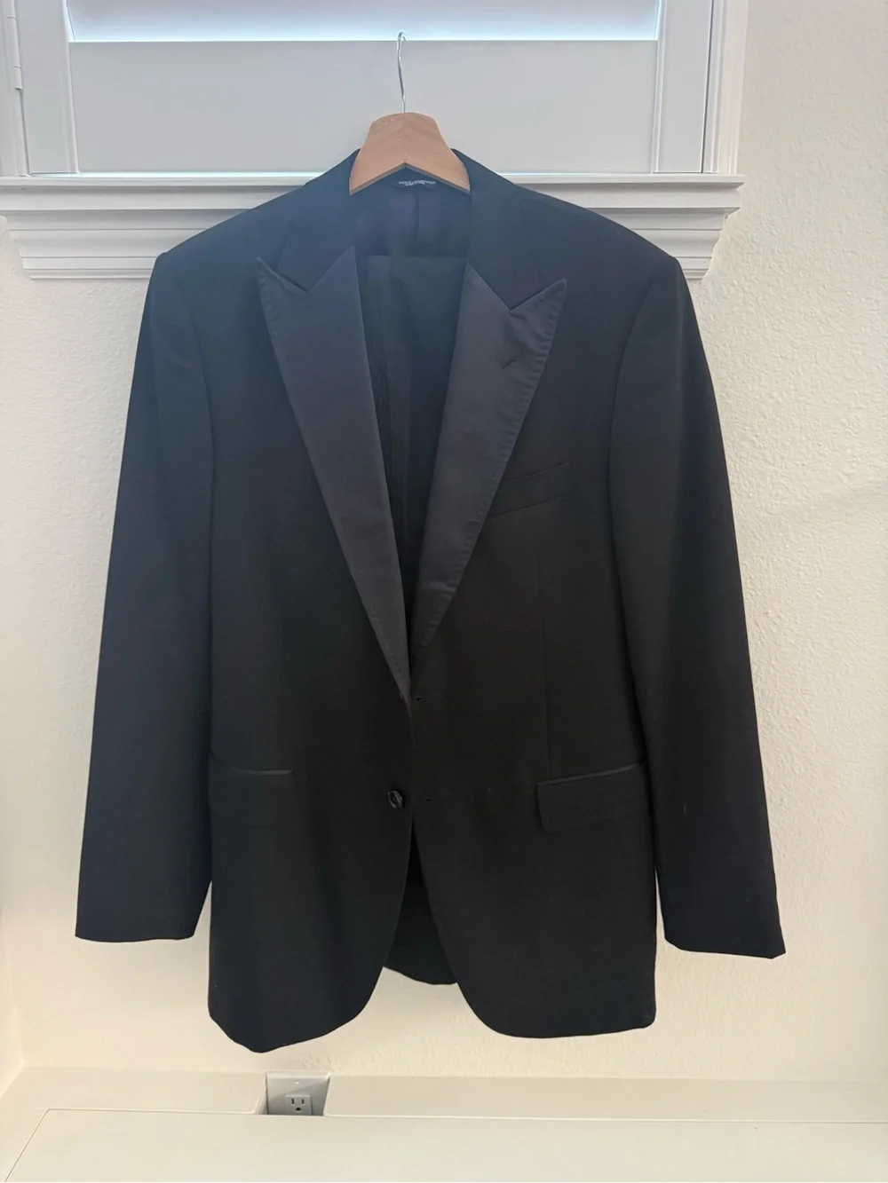 Dolce & Gabbana Black Two-Piece Tuxedo Blazer & Trousers